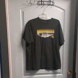 The North Face Black and Yellow Scenic Tee No Size